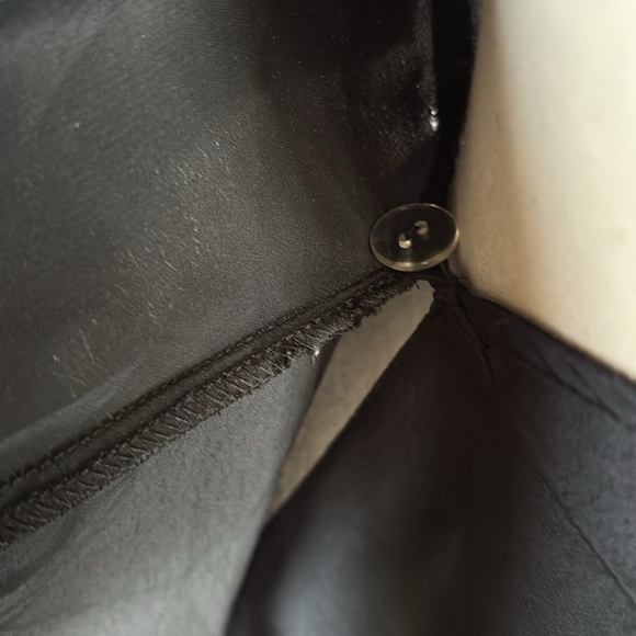 Topshop Women’s Sz 4 Little Black Wrap Dress with Bottom Ruffle and Bell Sleeve - Picture 4 of 8